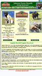 Mobile Screenshot of johnsonfarmsmastiffs.com
